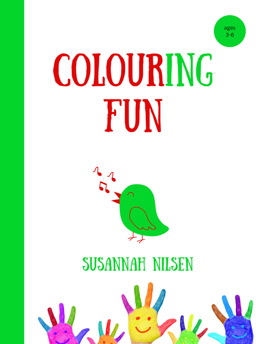 Colouring Fun for Kids - A4 paperback coil-bound